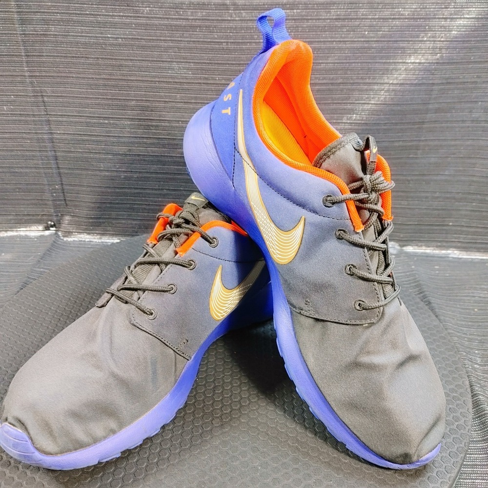 Nike Pennfast Roshe Men Size 10 Running Athletic Shoe Sneaker Blue Orange - Picture 8 of 9